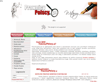 Tablet Screenshot of prawnicypolscy.pl